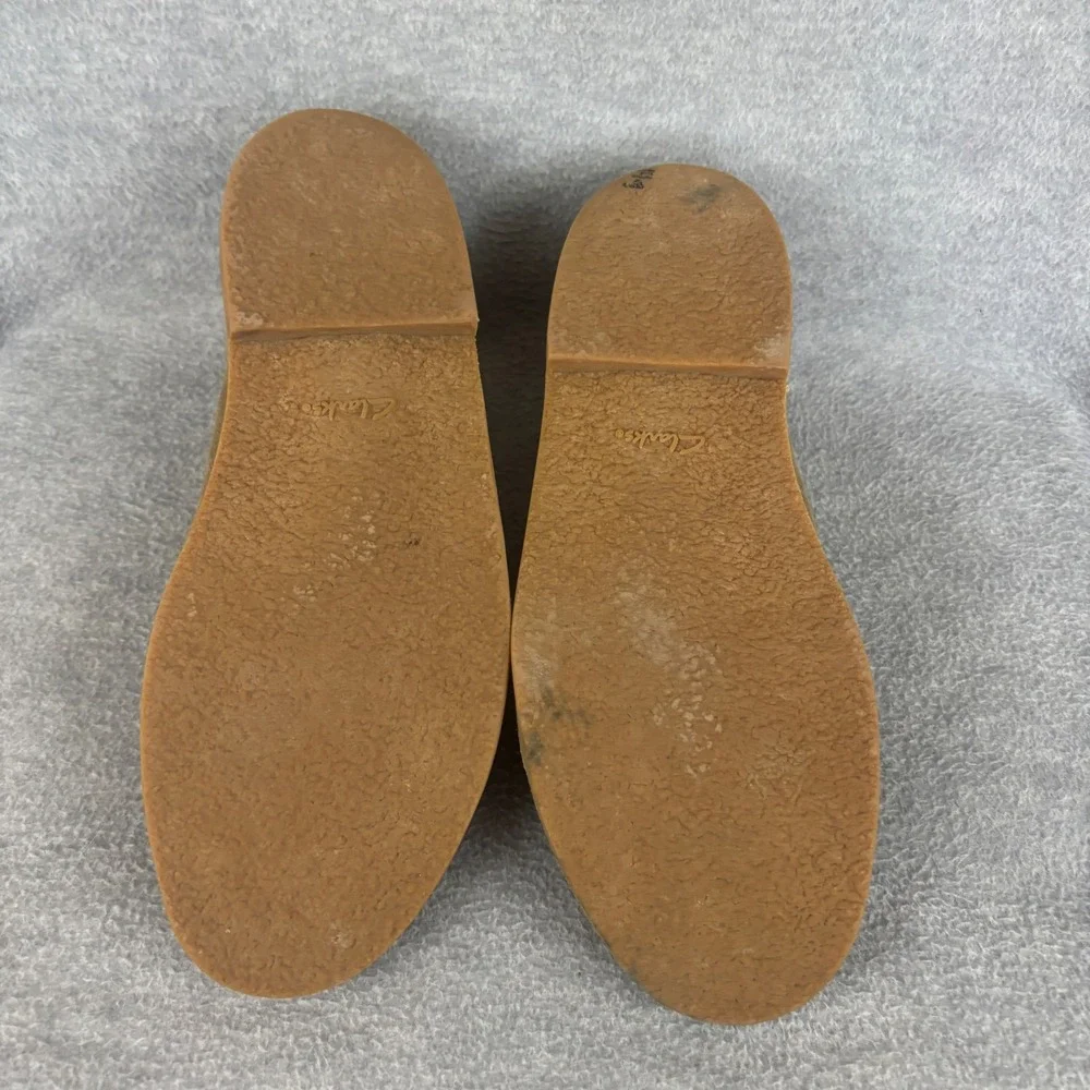 Clarks Desert Boots Mens 10 Tan Suede Chukka Collection Ortholite Comfort